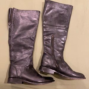 Bedstu leather knee high boots